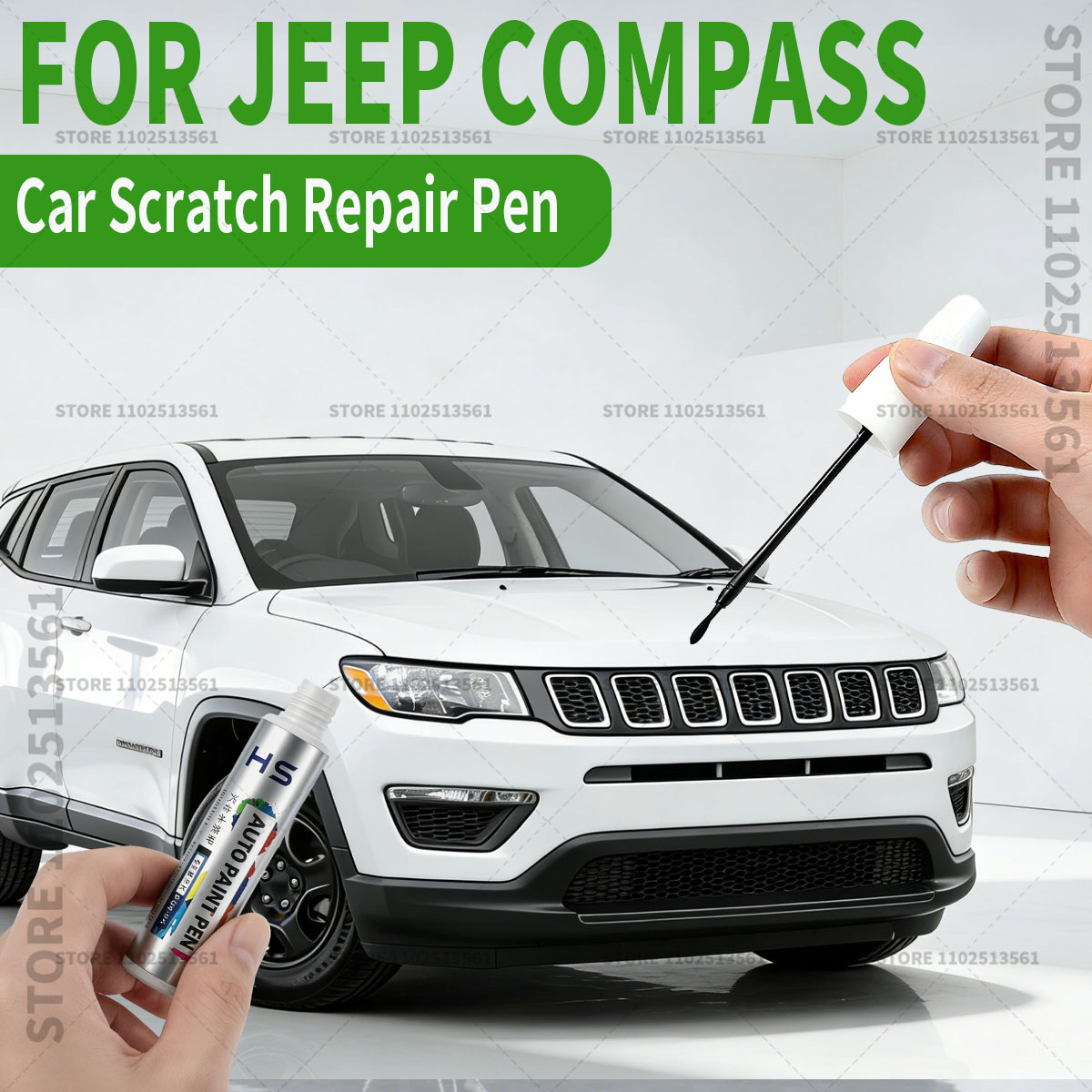 Car Accessories For Winter - For Jeep Compass Paint Repair Pen