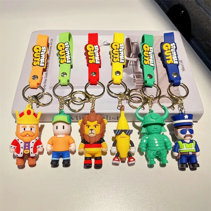 Car Accessories Xmas Gifts - Game Stumble Guys Peripherals Keychain Cute