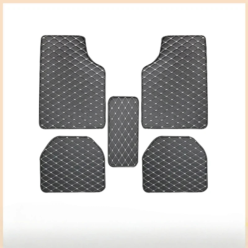 Car Floor Mats 5Pcs PU Leather - Car Accessories Essentials ulasan dan harga