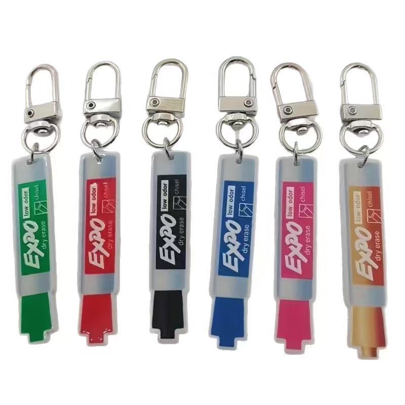 6pcs acrylic pen keychain, all - Car Accessories Gifts ulasan dan harga