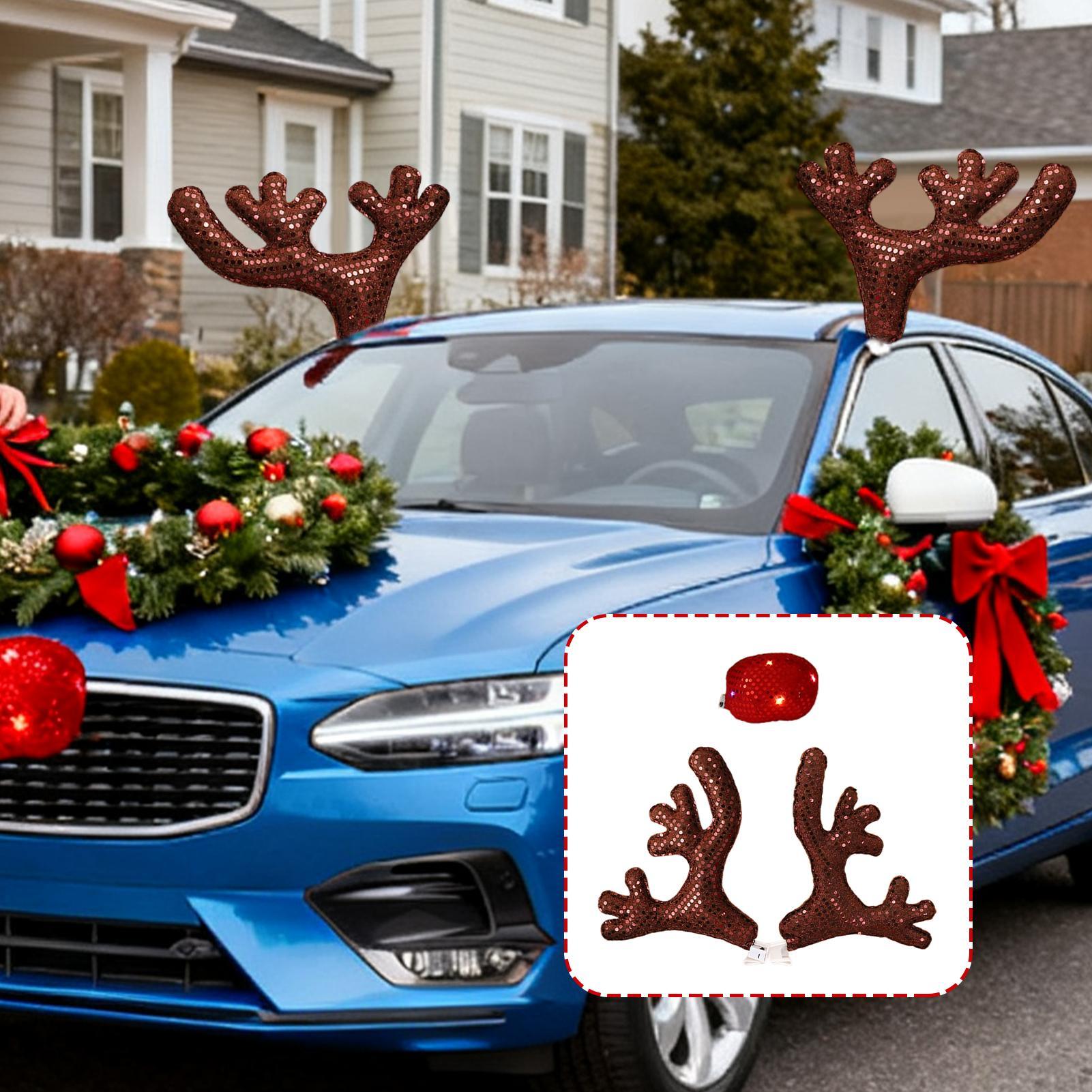 Car Christmas Decorations Cute - Car Accessories For Winter ulasan dan harga