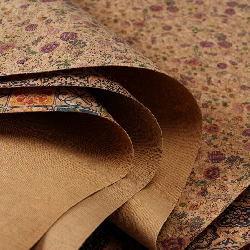 100x138cm Cork Printed PU Leat - Car Accessories Cork ulasan dan harga