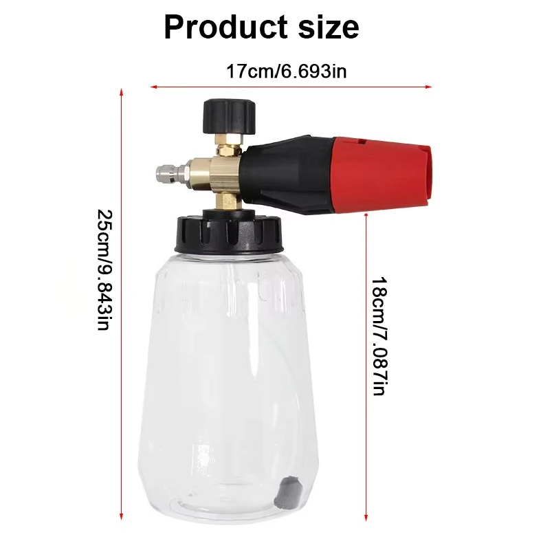 High Pressure PA Foam Cannon   - Car Accessories For Winter ulasan dan harga