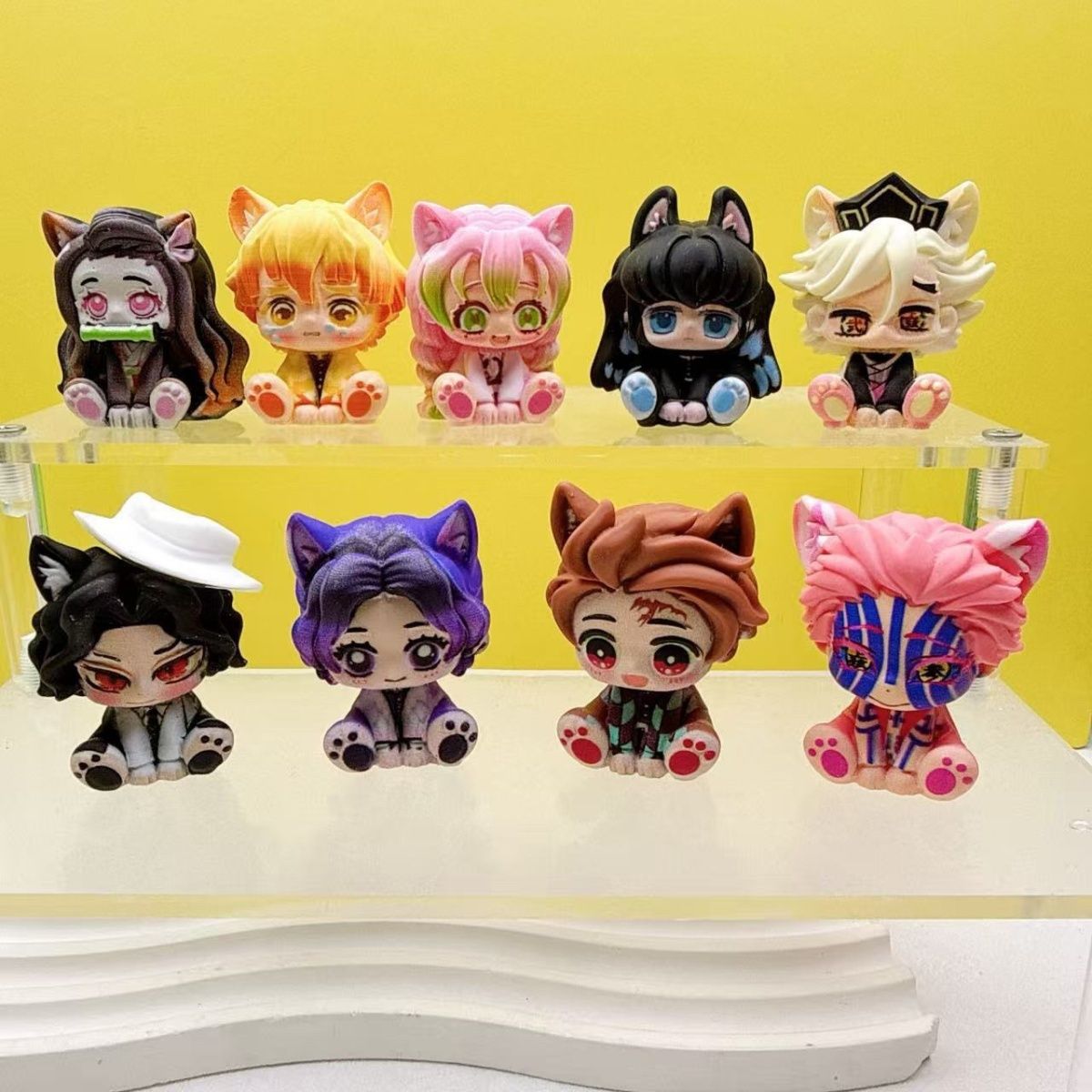 Demon Slayer Cute Chibi Figuri - Car Accessories Papar ulasan dan harga