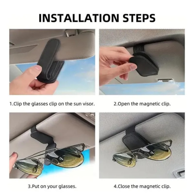 Car Sun Visor Glasses Case Hol - Car Accessories Papar ulasan dan harga