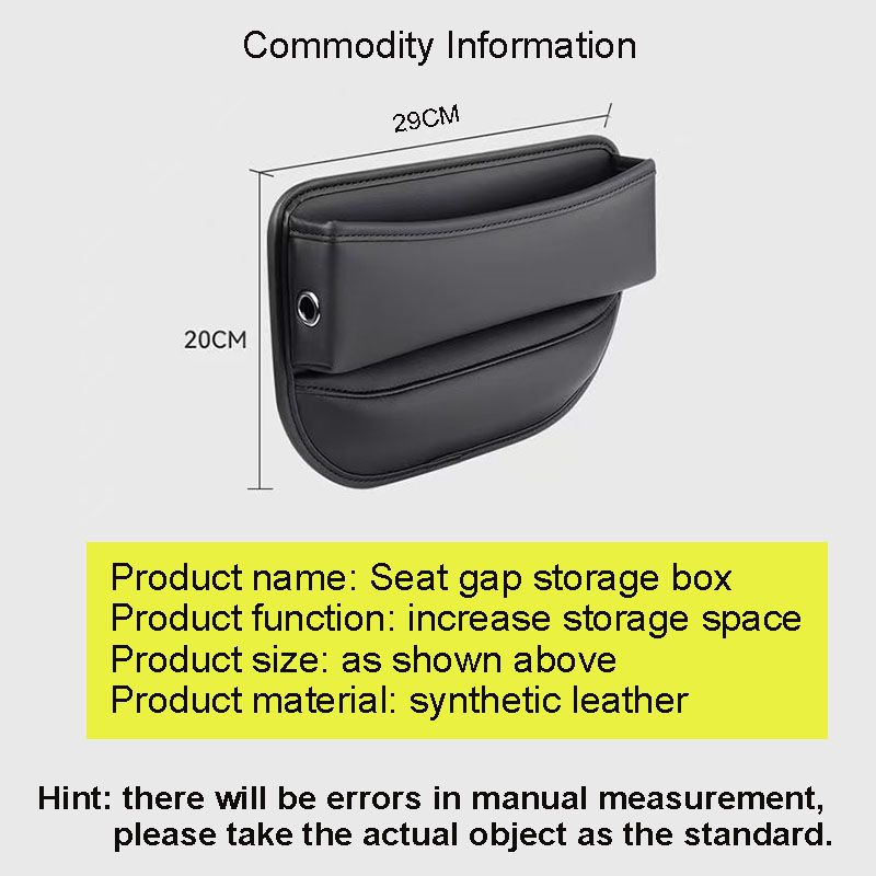 Car Seat Gap Organizer Box - U - Car Accessories Essentials ulasan dan harga