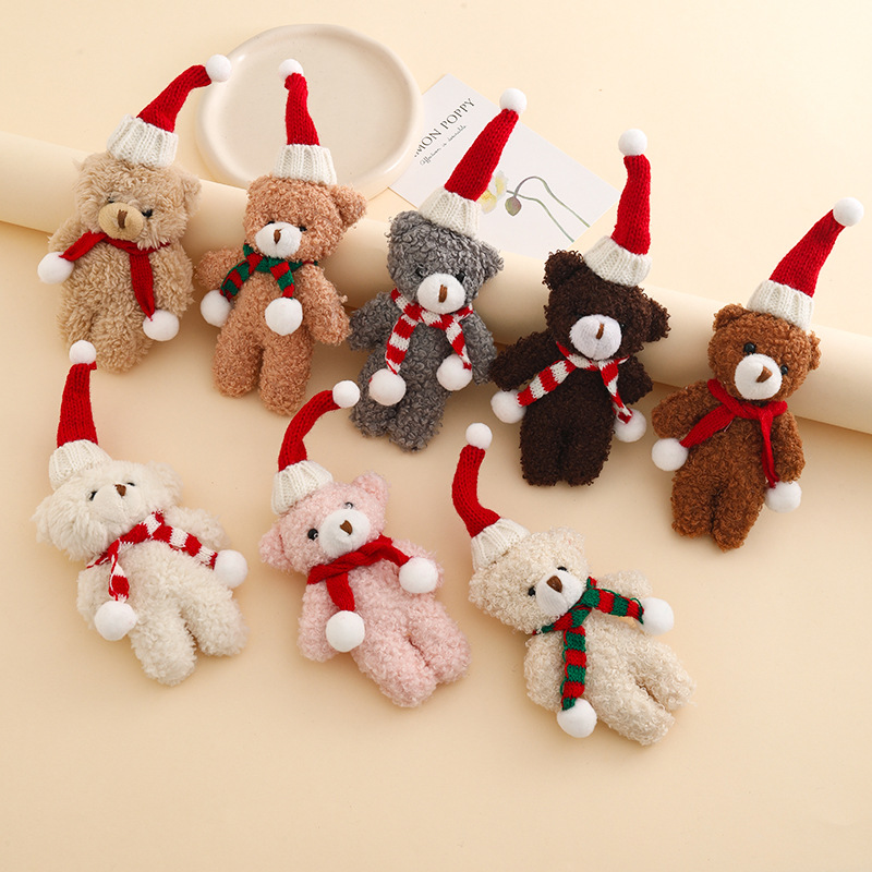 Cute Christmas-themed Bear Key - Car Accessories Xmas Gifts ulasan dan harga