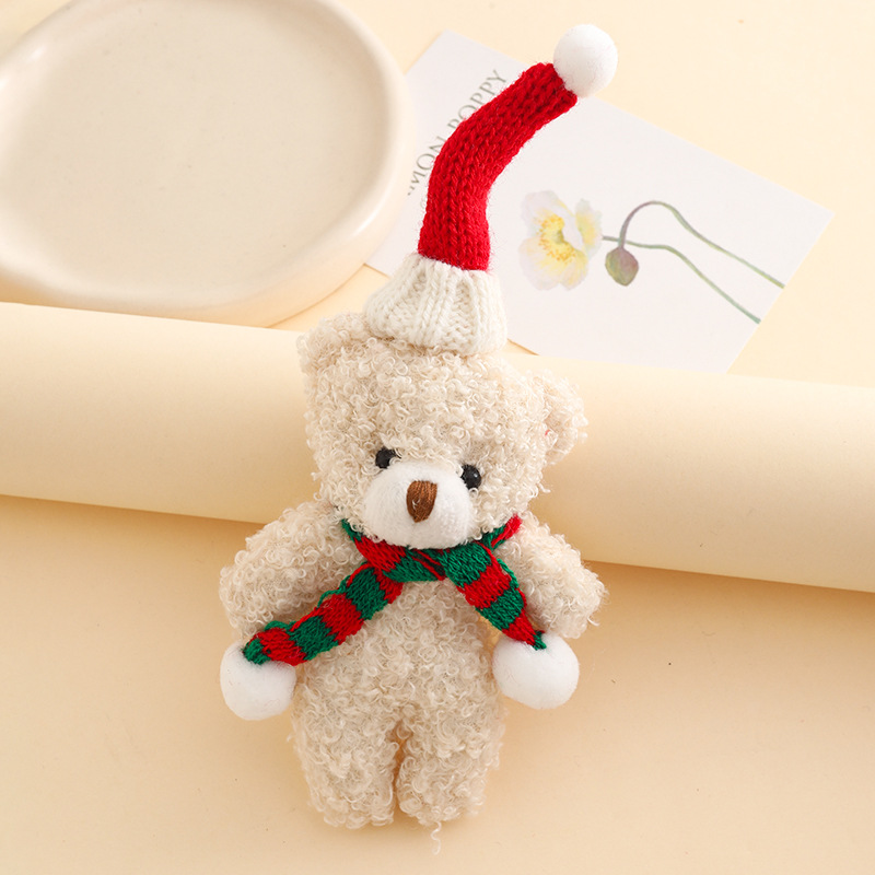 Cute Christmas-themed Bear Key - Car Accessories Xmas Gifts ulasan dan harga