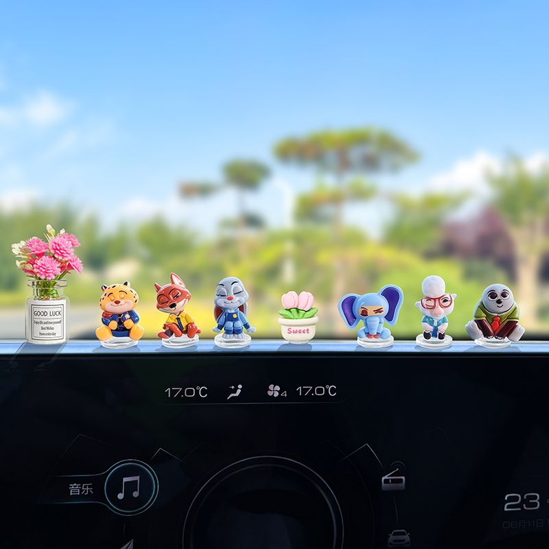 Zootopia cartoon car ornament  - Car Accessories Papar ulasan dan harga