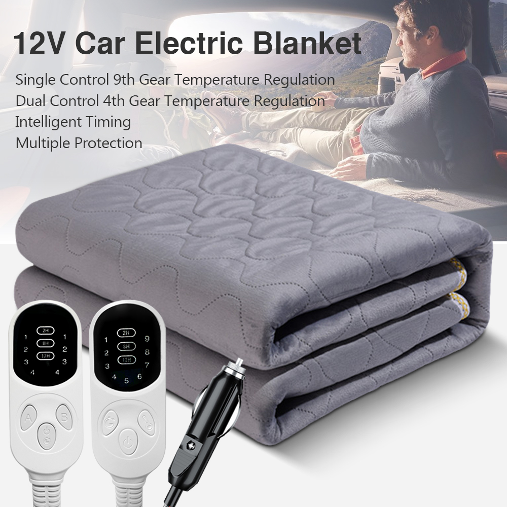 12V Electric Blanket Plush Thi - Car Accessories For Winter ulasan dan harga