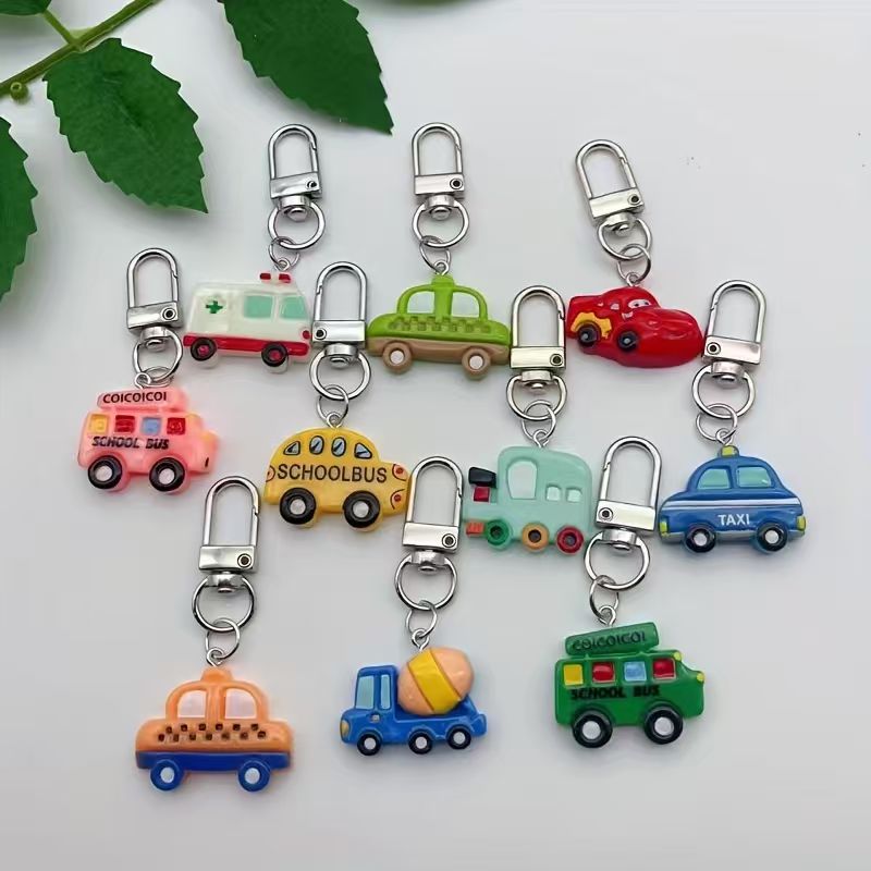 10pcs resin cartoon car keycha - Car Accessories Gifts ulasan dan harga
