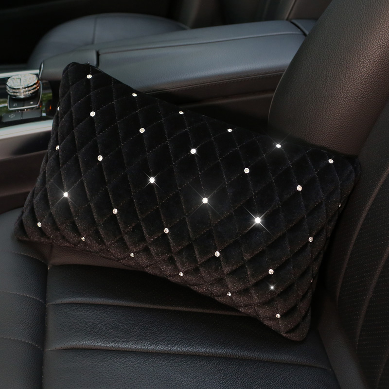 Bling Rhinestone Car Neck Pill - Car Accessories For Winter ulasan dan harga